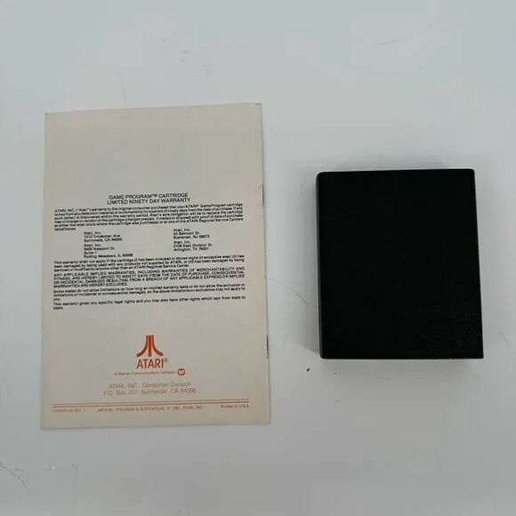 Missile Command (Atari 2600, 1981) Cartridge & Manual CX2638 – TESTED & WORKING - Picture 2 of 2